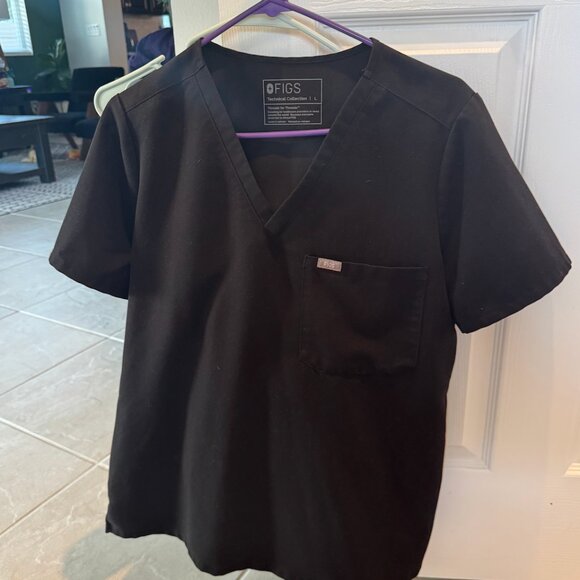 Figs Womens Scrub Set Large/Large Petite - Color Black - Picture 3 of 7